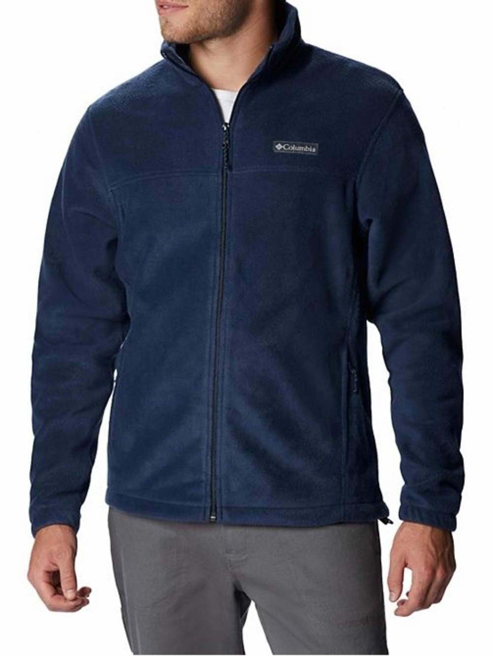 Columbia Men's Navy Full-Zip Fleece Jacket